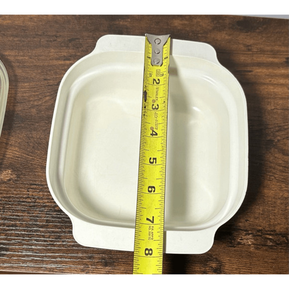 Vintage Anchor Hocking Microwave Casserole Dish 1 Qt Floral Pattern 635-9 - Picture 11 of 11